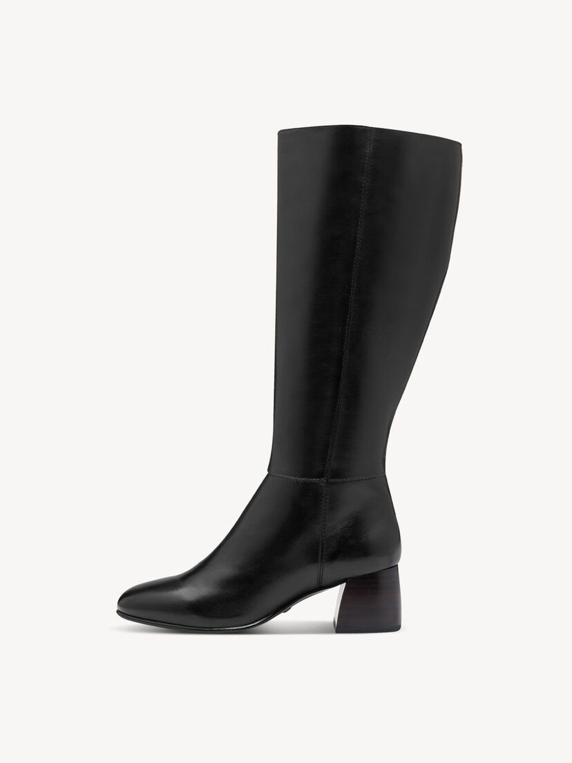 Laarzen, BLACK LEATHER, hi-res