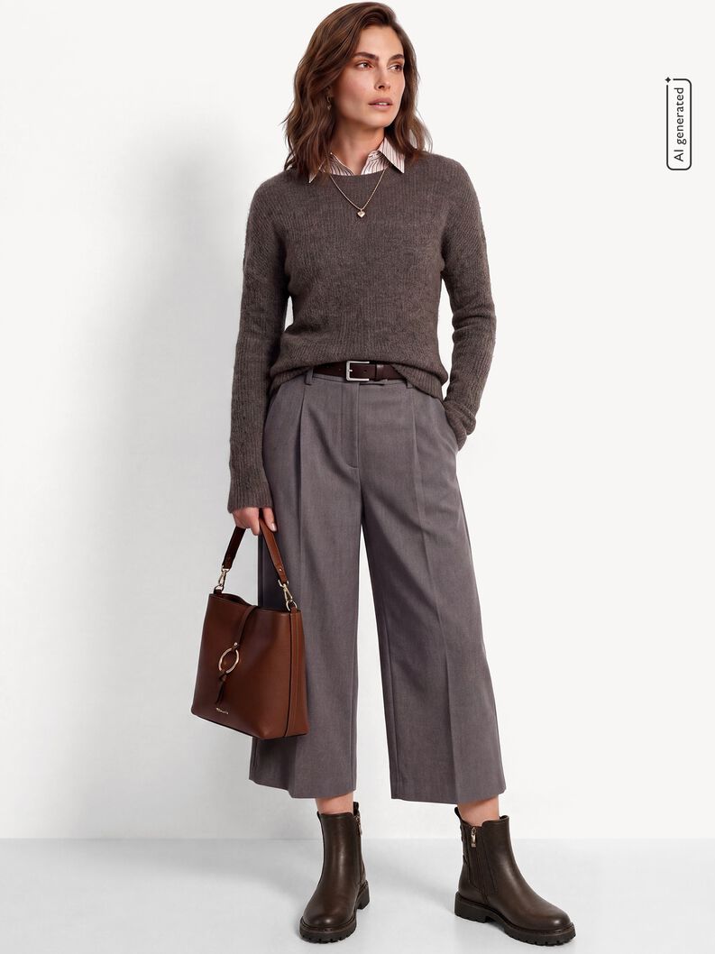 Bottine Chelsea en cuir - marron, MOCCA LEATHER, hi-res