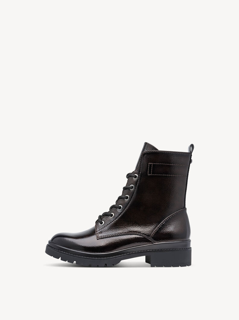Bootie - brown, MOCCA PATENT, hi-res