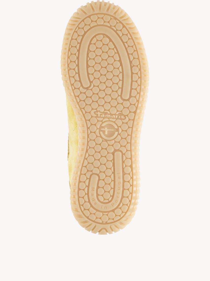 Leren Sneaker - geel, SOFT LEMON, hi-res