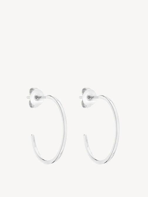 Creole earring, silber, hi-res