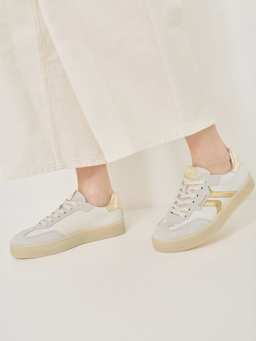 Sneaker, WHITE/LT.GOLD, hi-res