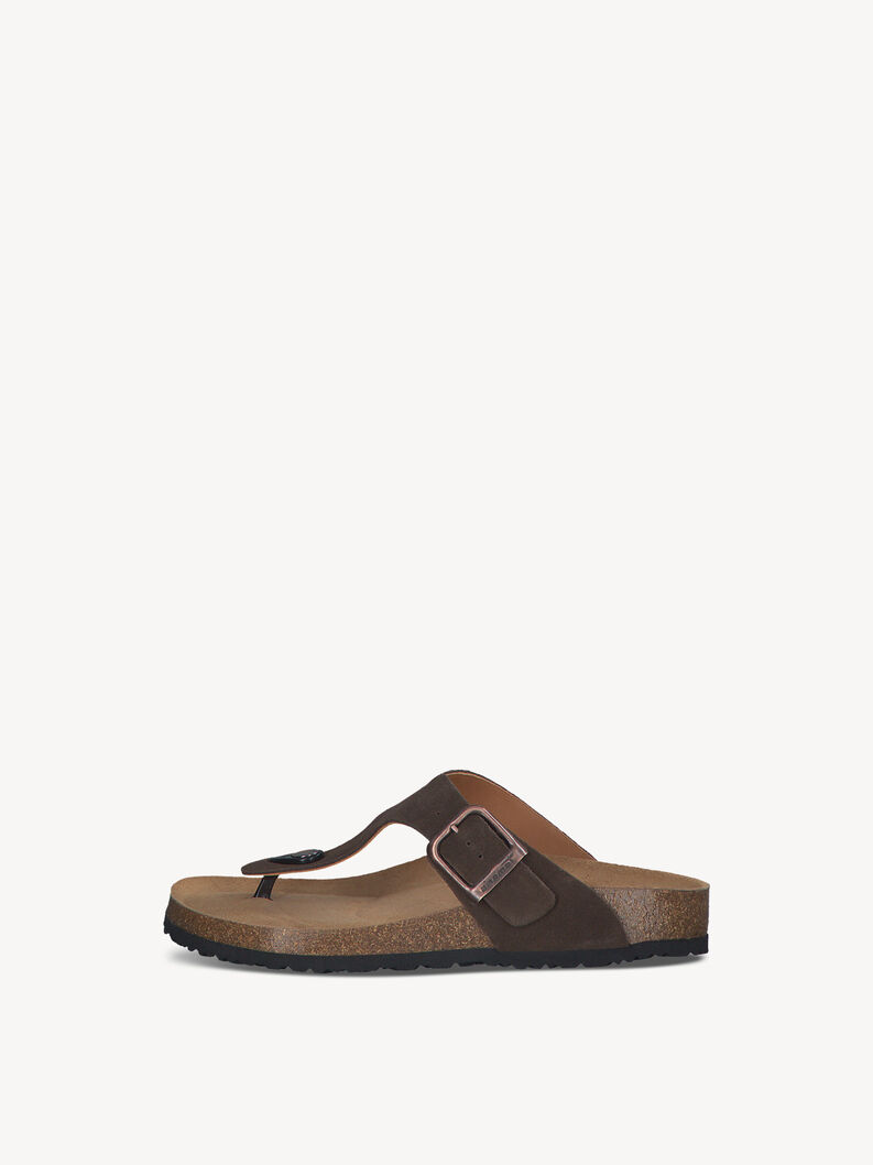 Leather Mule - brown, MOCCA, hi-res