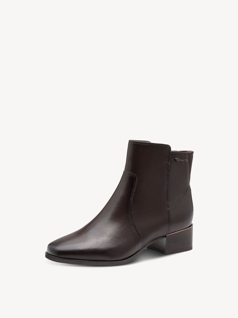 Lederstiefelette - braun, ESPRESSO, hi-res