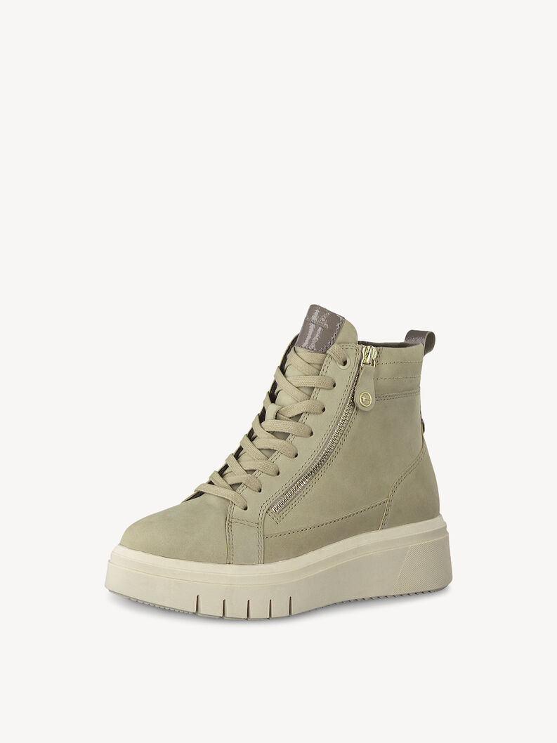 Ledersneaker - beige, BEIGE, hi-res