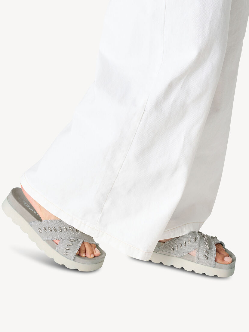 Slipper - grijs, GREY, hi-res