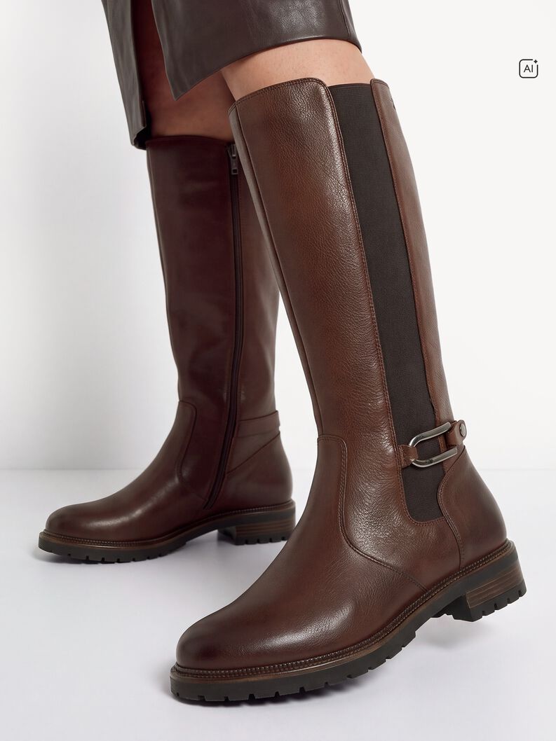 Leather Boots - brown, cognac, hi-res