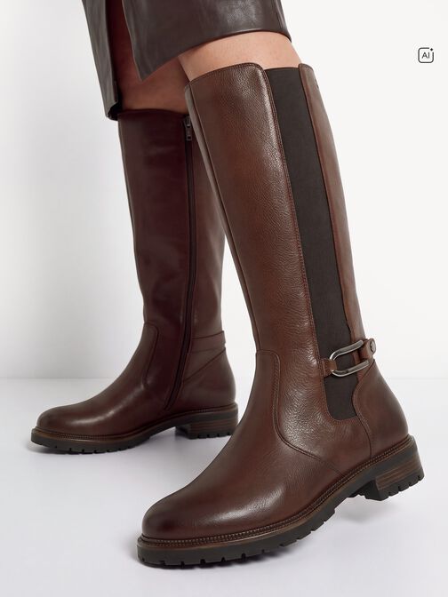 Boots, cognac, hi-res