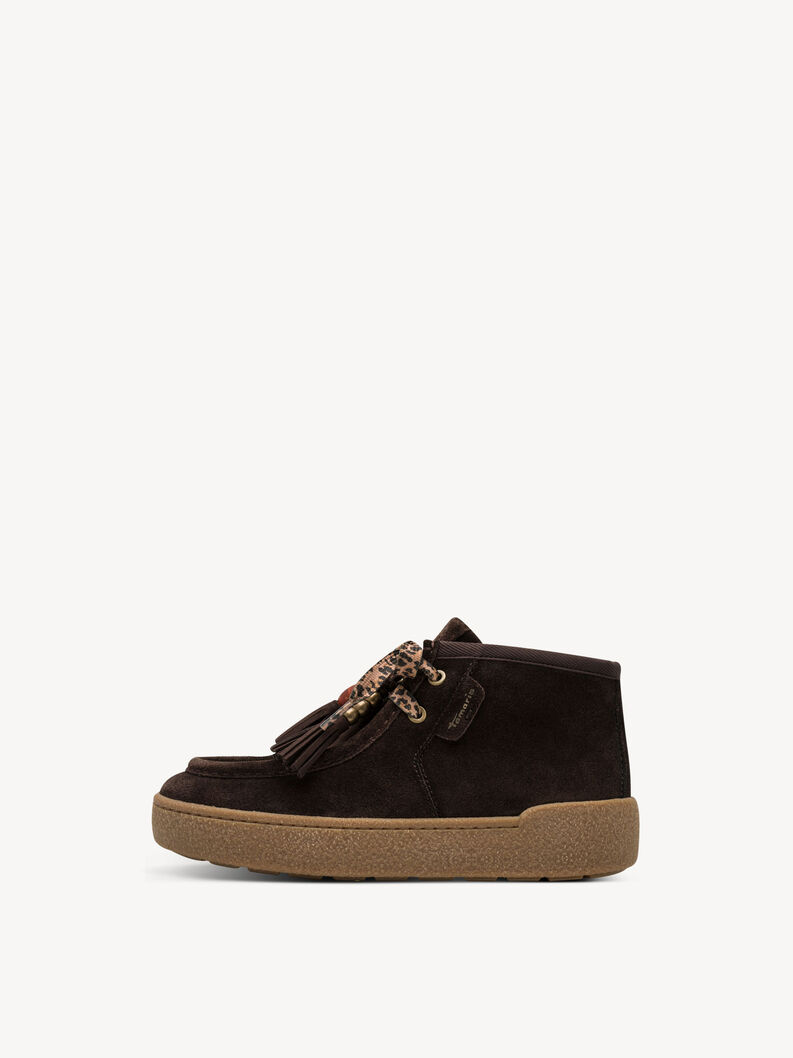 Basket en cuir - marron, 304, hi-res