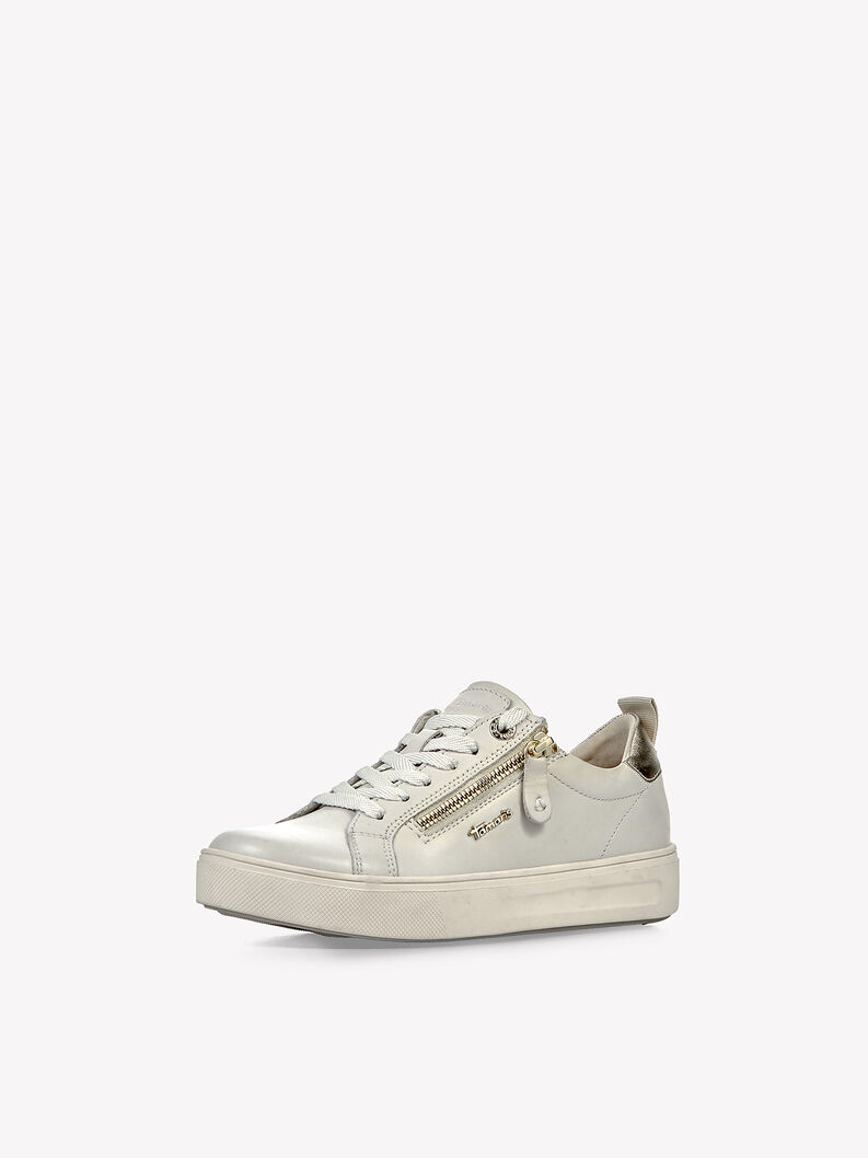 Sneaker - hvid, OFFWHITE NAPPA, hi-res