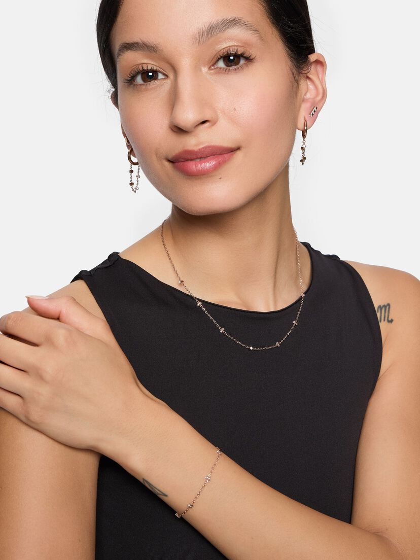 Oorringen, rosé, hi-res