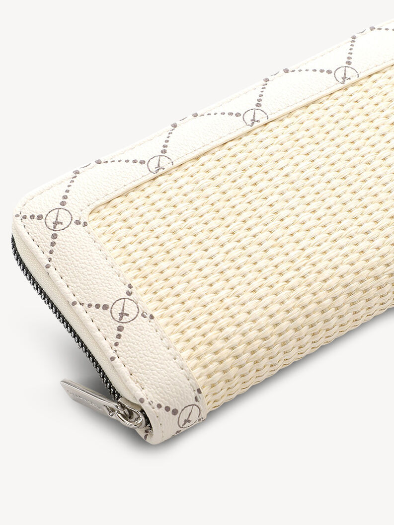 Geldbörse - grau, ecru, hi-res