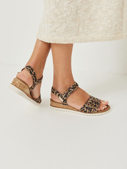 Heeled sandal, LEOPARD, hi-res
