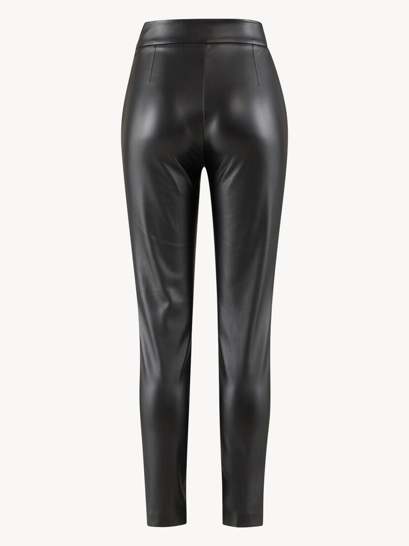 Kunstlederhose - zwart, Black Beauty, hi-res
