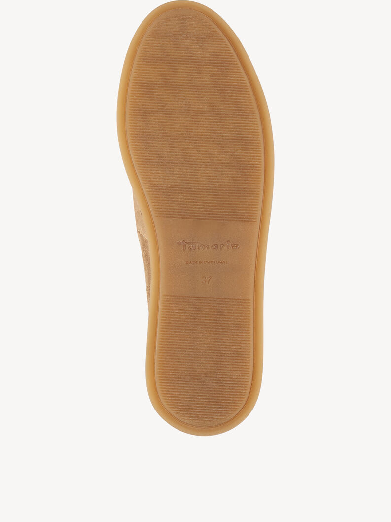 Ledermoccassin - beige, TAUPE, hi-res