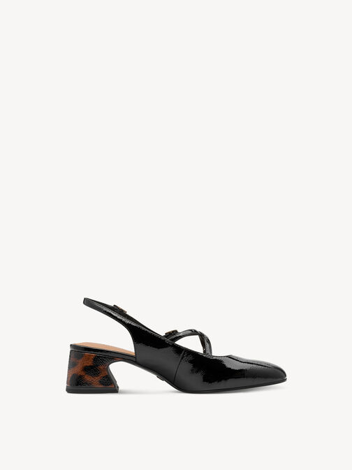 Slingpumps, BLACK COMB, hi-res