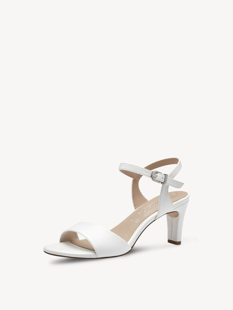 Luxus Tamaris Sandalette Weiss Ebenbild