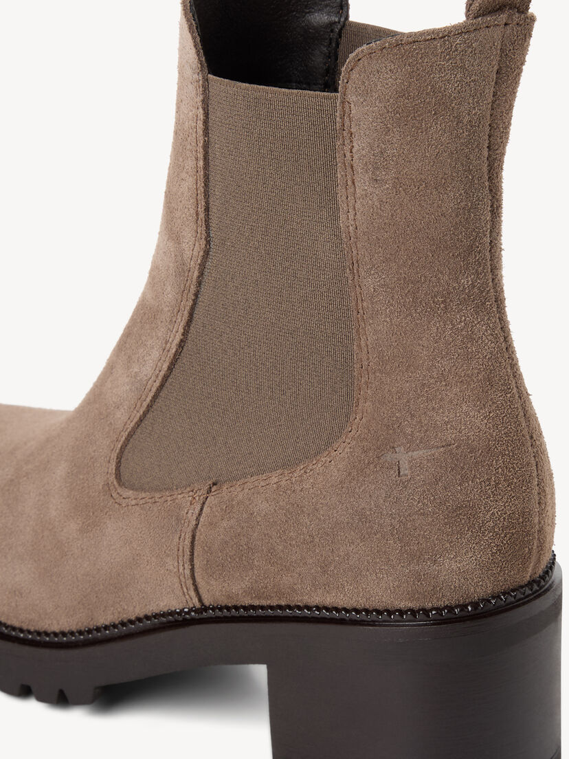Leren Chelseaboot - beige, TAUPE, hi-res