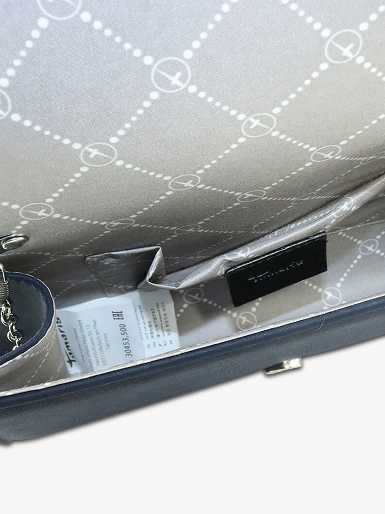 Clutch bag - blue, blue, hi-res