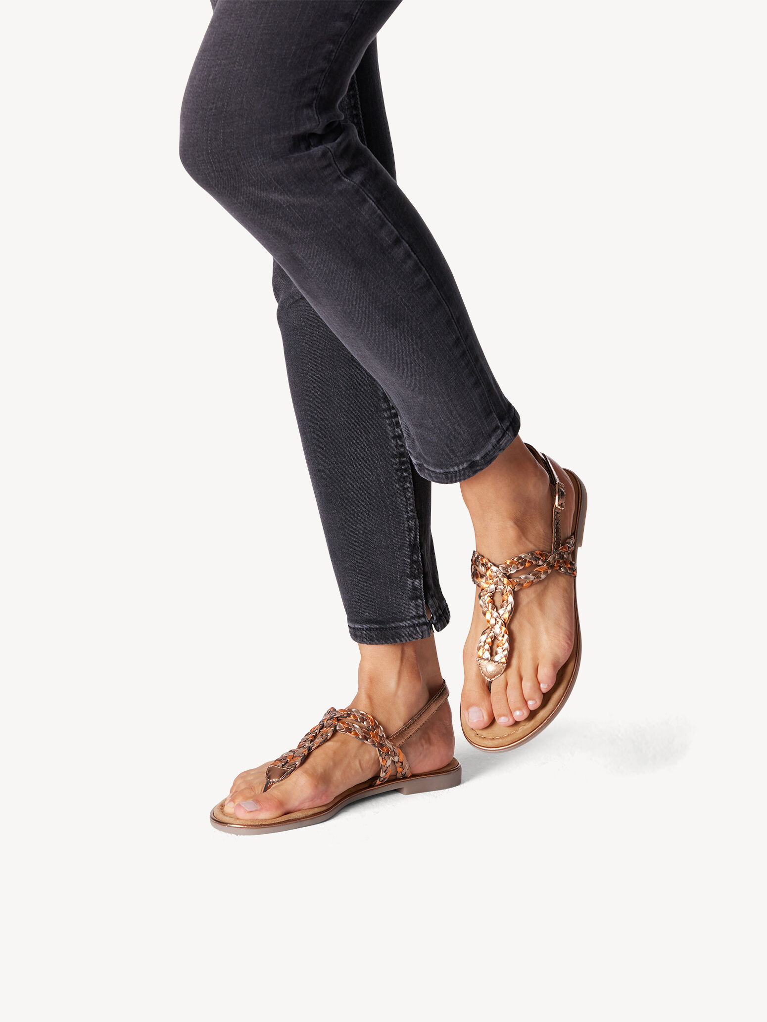 Ledersandale - metallic 1-28155-42-988: Tamaris Sandalen online  