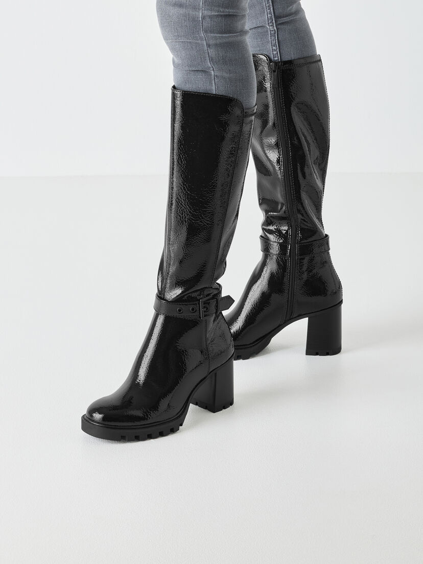 Laarzen - zwart, BLACK PATENT, hi-res