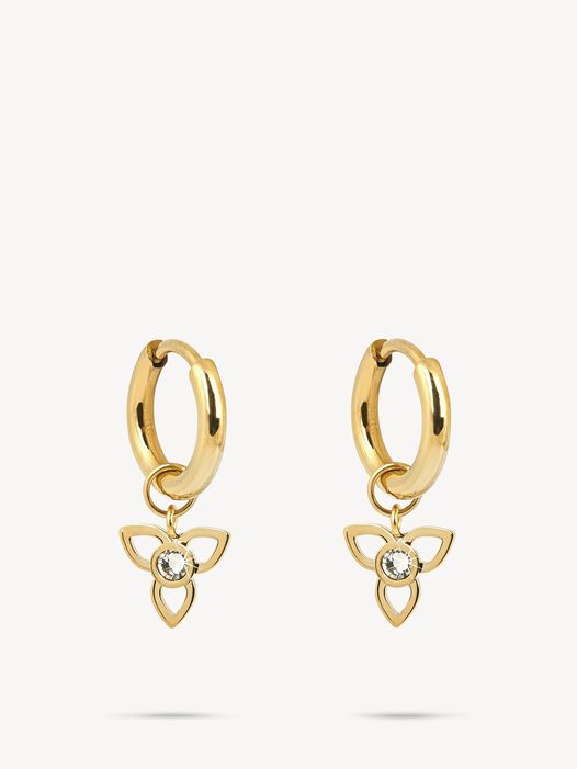 Oorringen, goud, hi-res