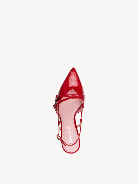 Slingpumps, RED, hi-res