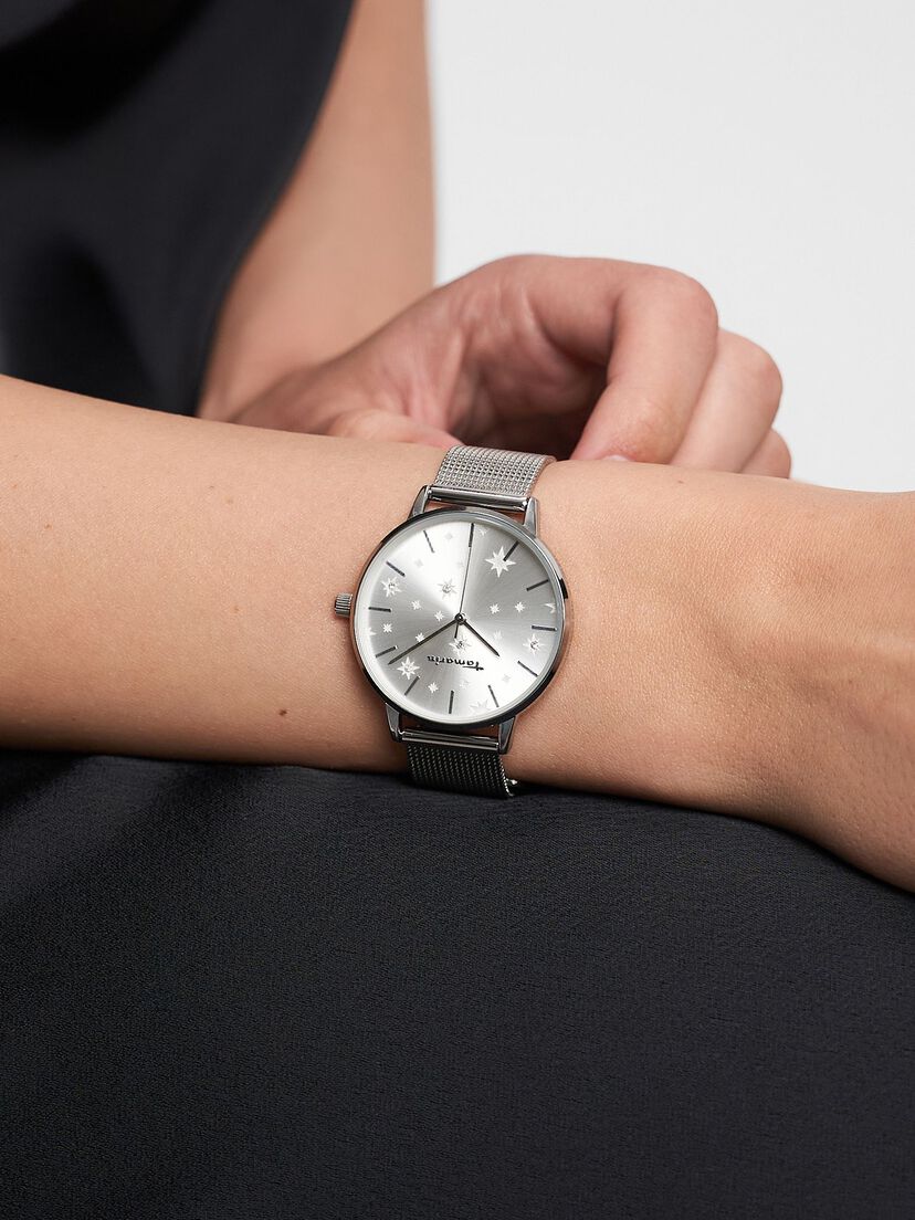 Horloge - zilver, silber-silber sunray, hi-res