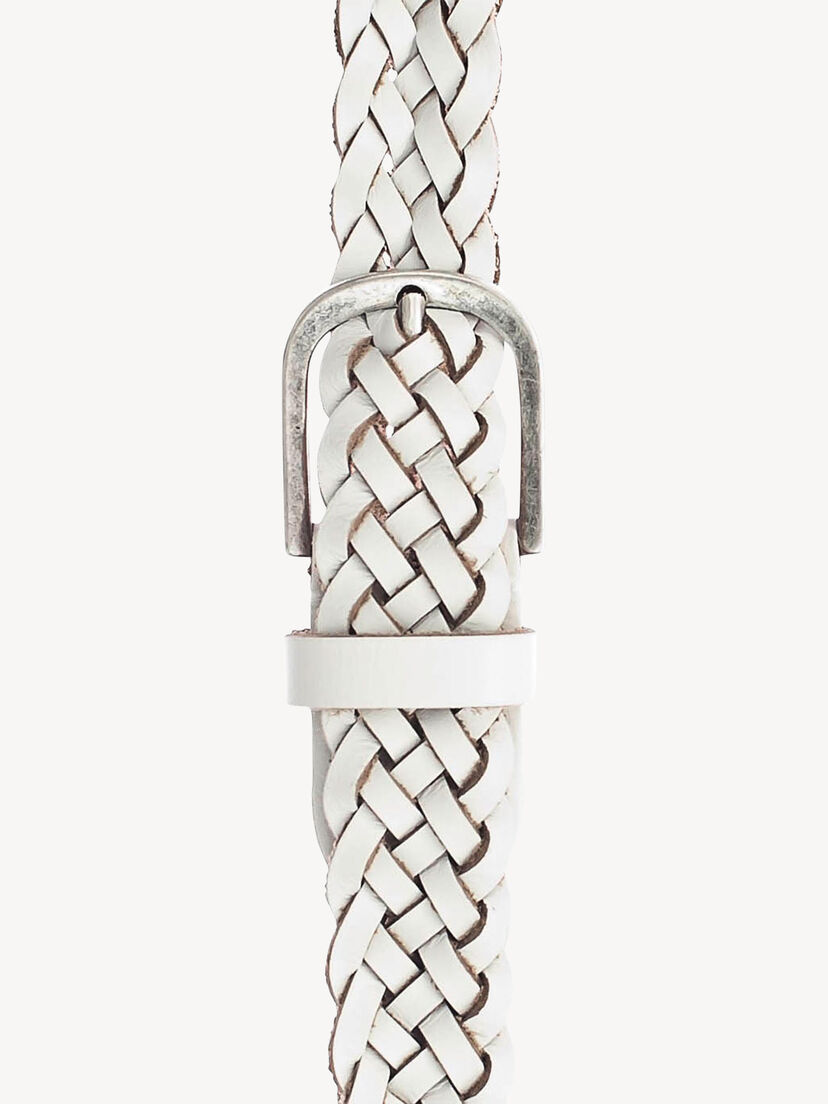 Leren Riem - wit, wit, hi-res