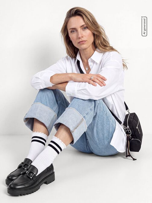 Slipper, BLACK, hi-res