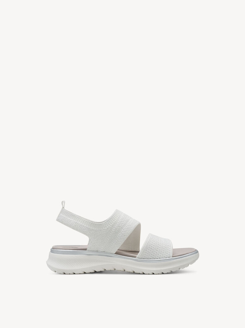 Sandale, WHITE/SILVER, hi-res