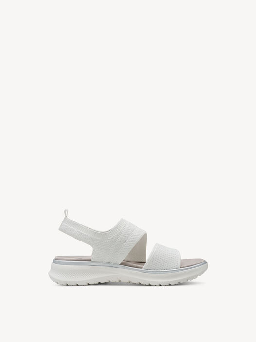 Sandaal, WHITE/SILVER, hi-res