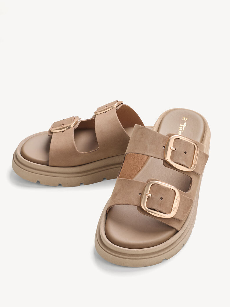 Mule, TAUPE NUBUC, hi-res