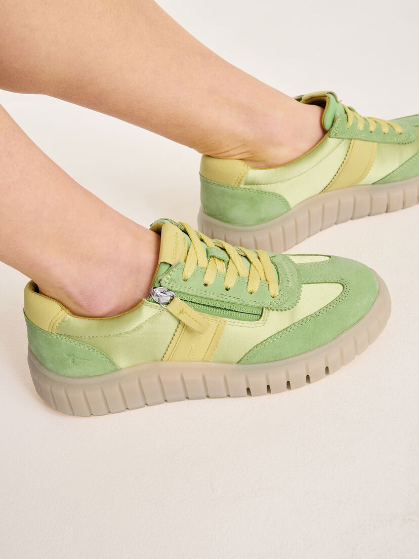 Sneaker - geel, YELLOW/GREEN, hi-res