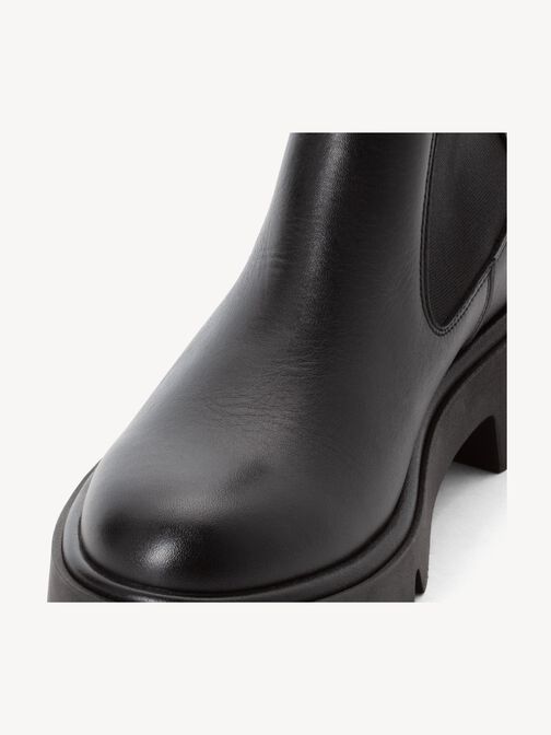 Chelsea boot, BLACK LEATHER, hi-res