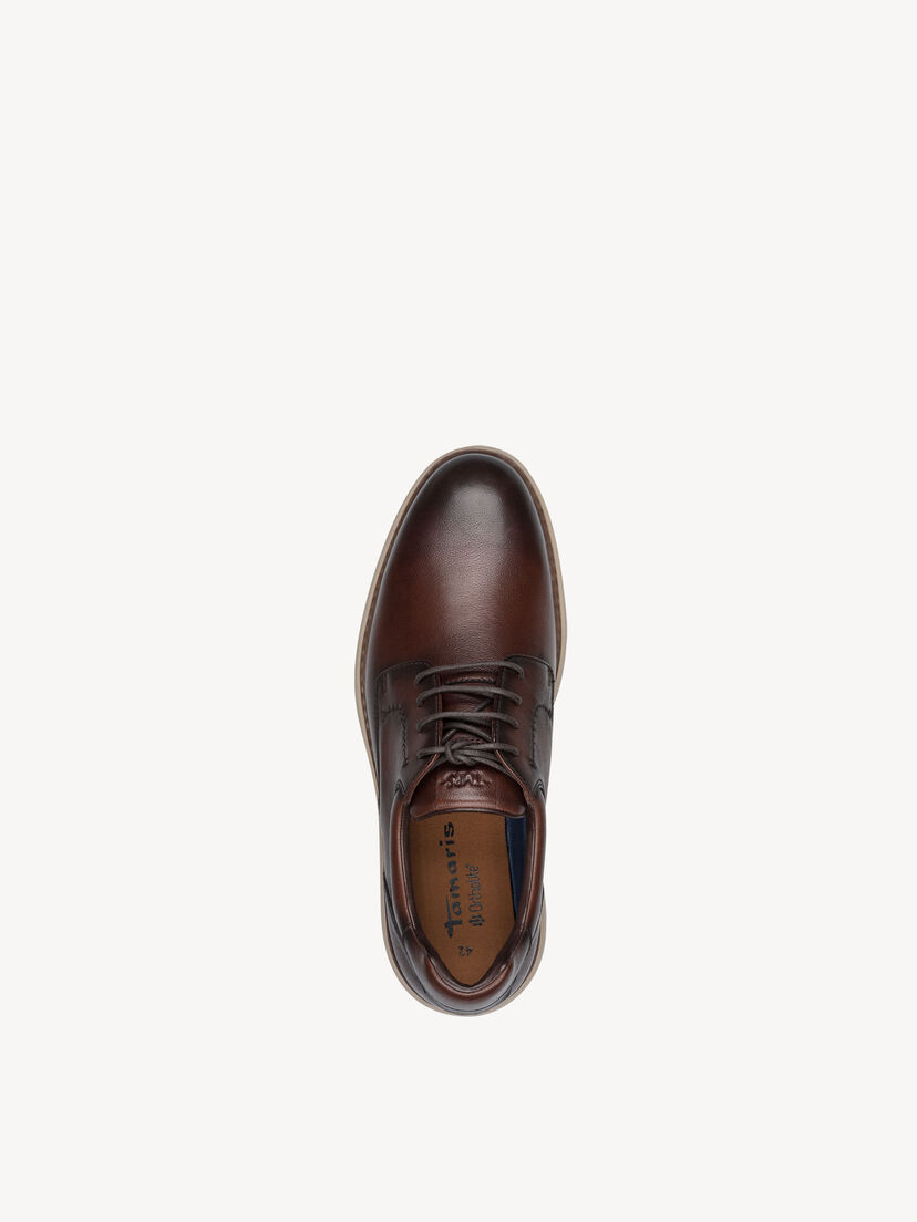 Leren Lage schoen - bruin, MOCCA LEATHER, hi-res