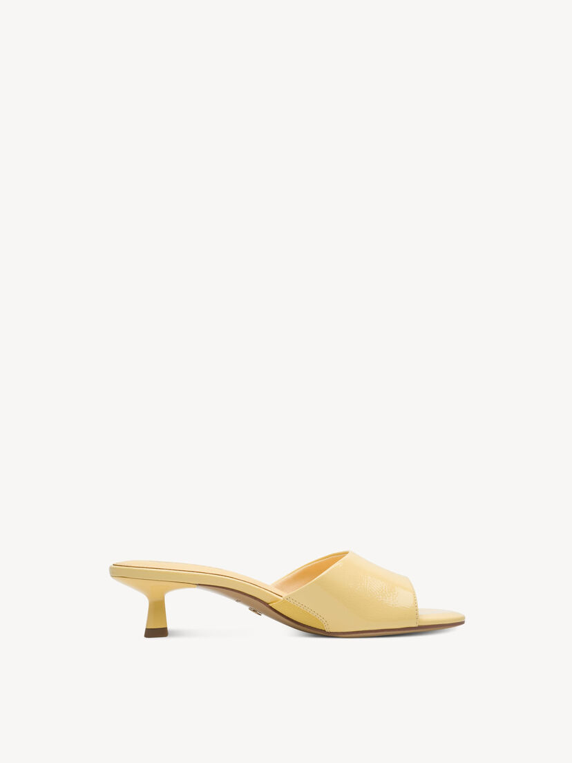 Slipper - geel, YELLOW PATENT, hi-res