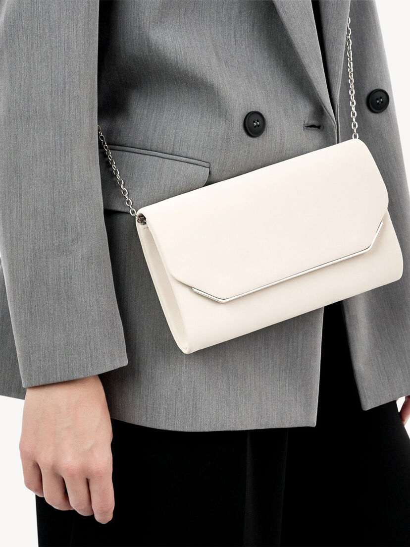 Clutch - beige, beige, hi-res