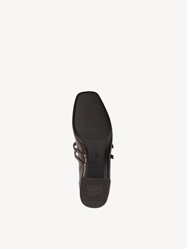 Tamaris Escarpins pour femme avec sangle 1-22318-43 - Marron uni - Taille 41 EU, Marron uni, 41 EU