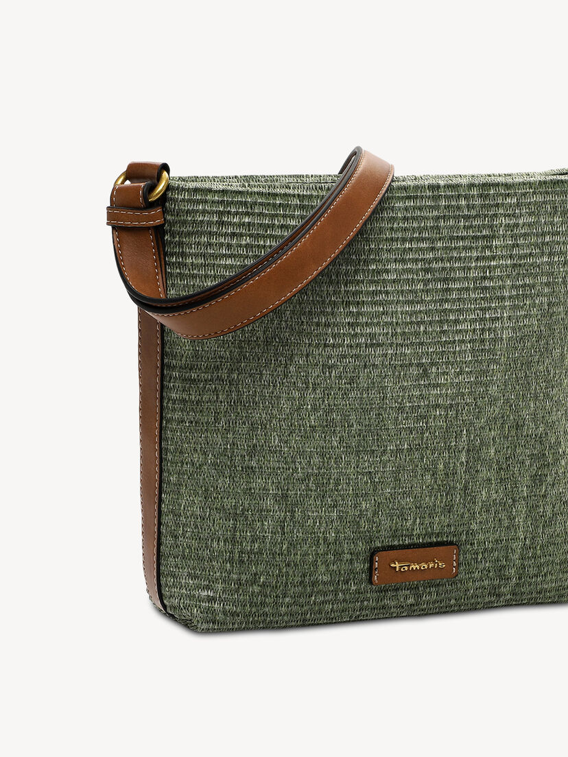 Schoudertas - groen, khaki, hi-res