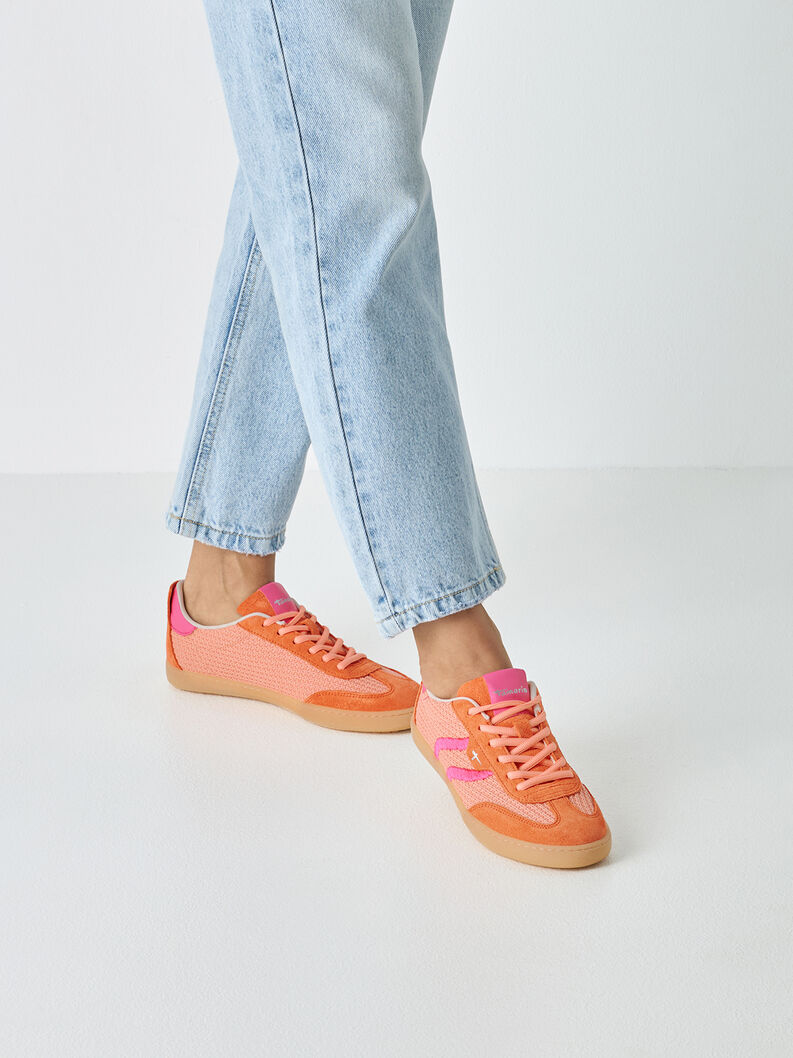 Sneaker - red, CORAL COMB, hi-res