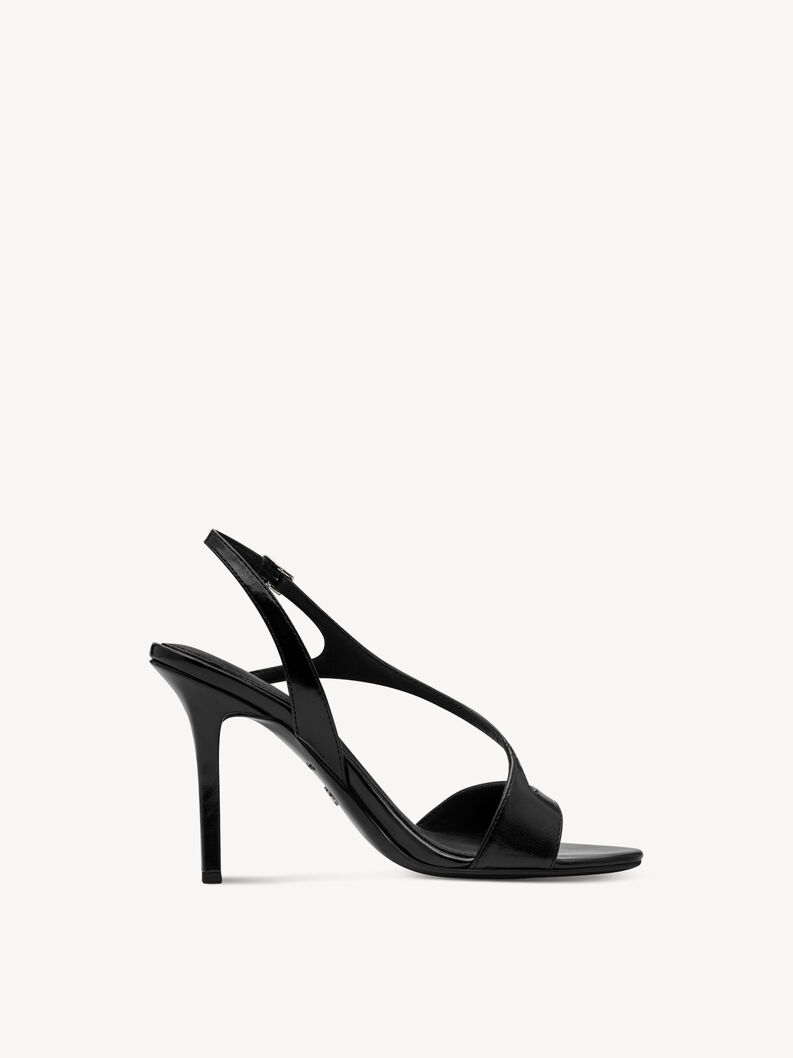 Heeled sandal, BLACK, hi-res