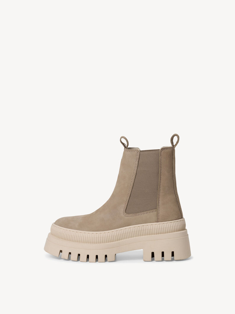 Leder Chelsea Boot - beige, TAUPE, hi-res