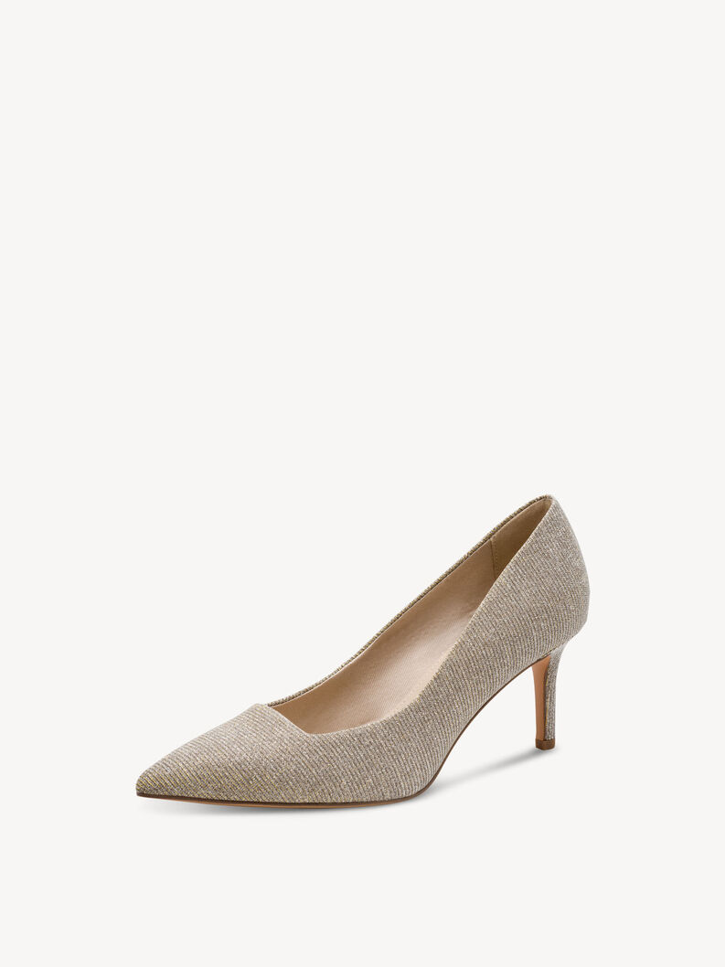 Pumps - metallic, LT GOLD GLAM, hi-res