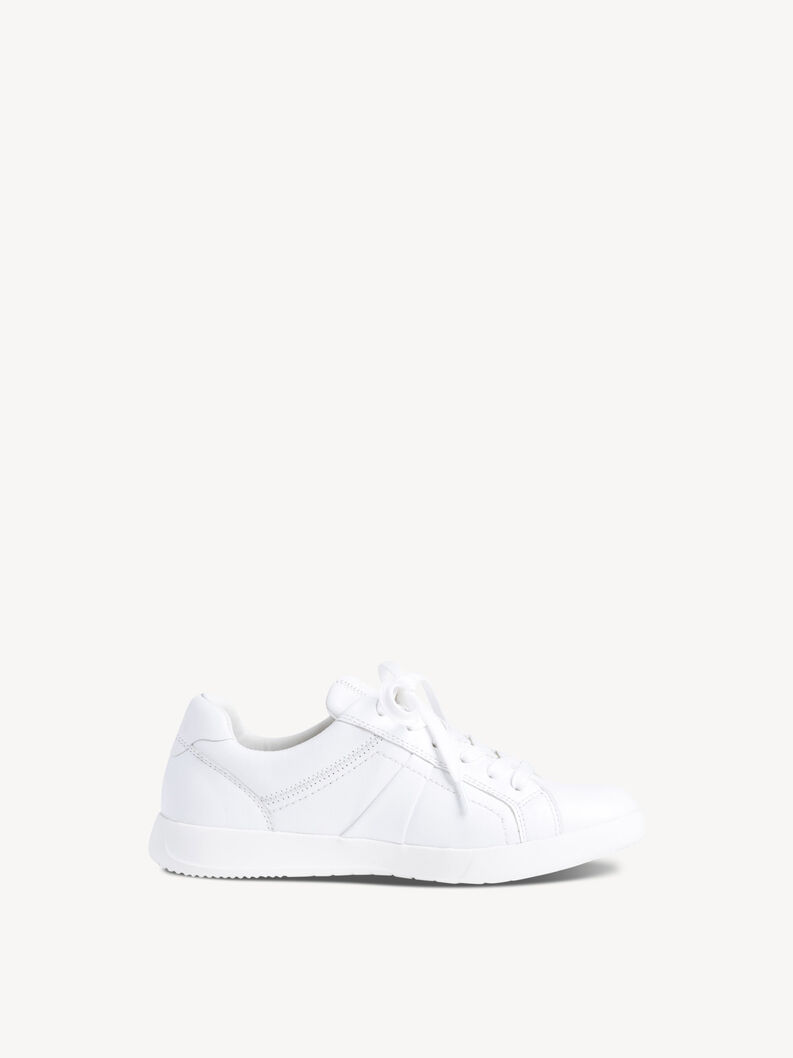 Ledersneaker - wei&szlig;, WHITE UNI, hi-res