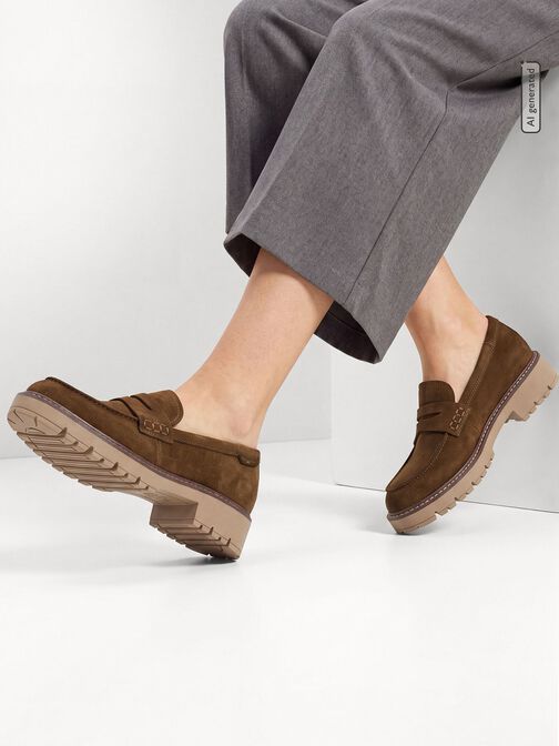 Slipper, cognac, hi-res