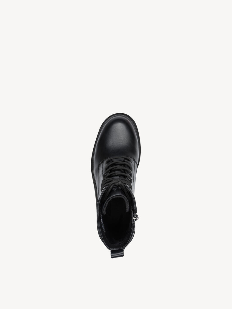 Enkellaarsje - zwart, BLACK, hi-res