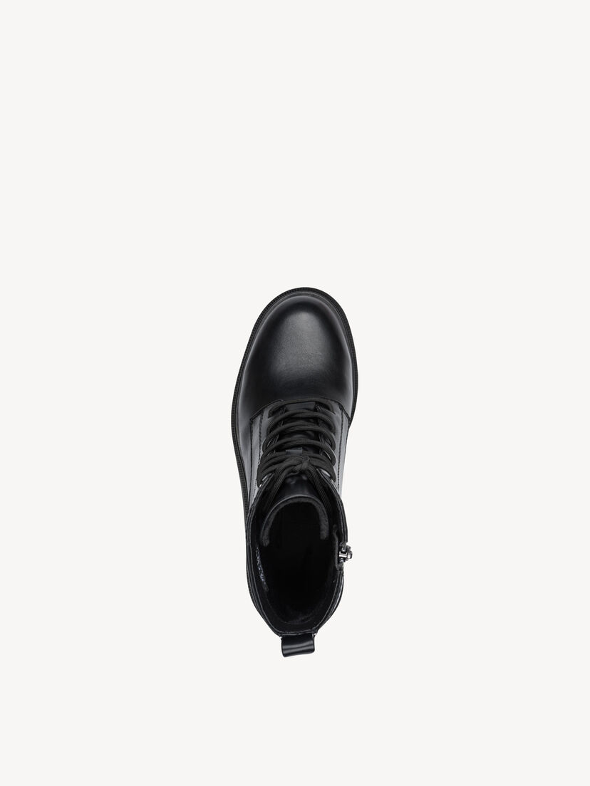 Enkellaarsje - zwart, BLACK, hi-res