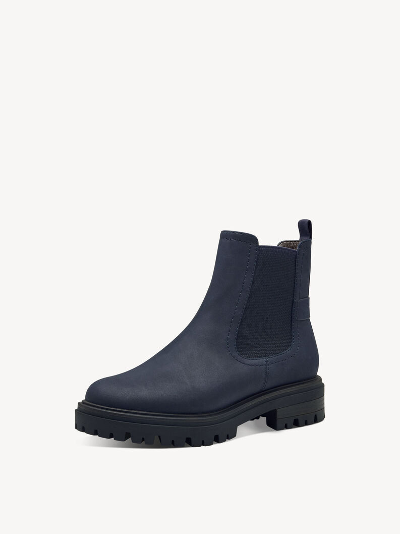 Chelsea boot - blue, NAVY, hi-res