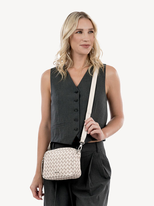 Schoudertas, beige, hi-res